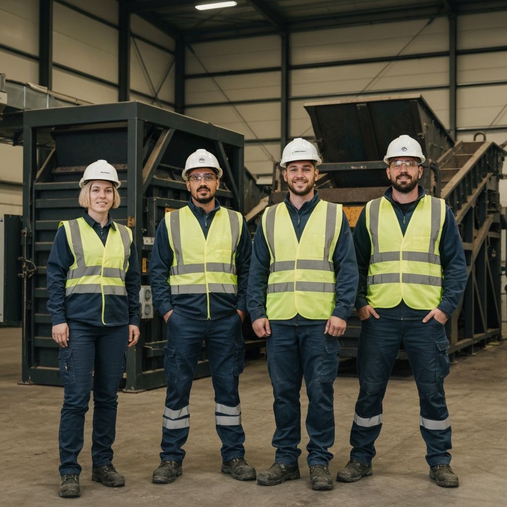 Equipo profesional de Reciclaje Metales Madrid